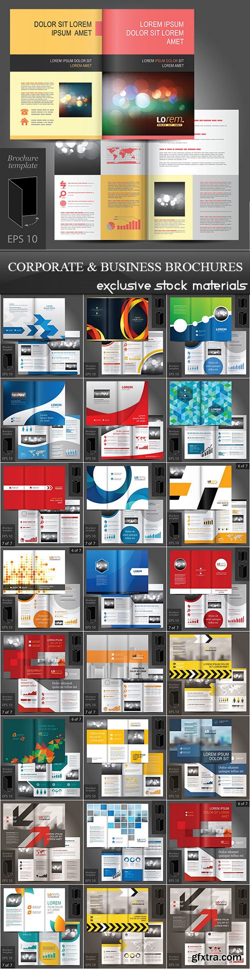 Corporate &amp; Business Brochures, 25xEPS