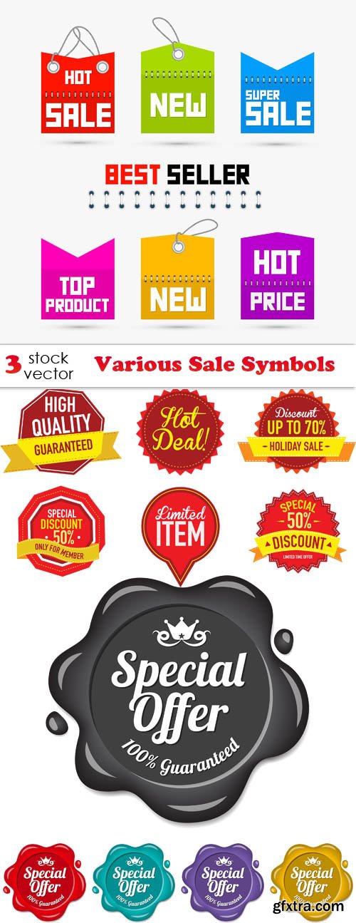 Vectors - Various Sale Symbols
