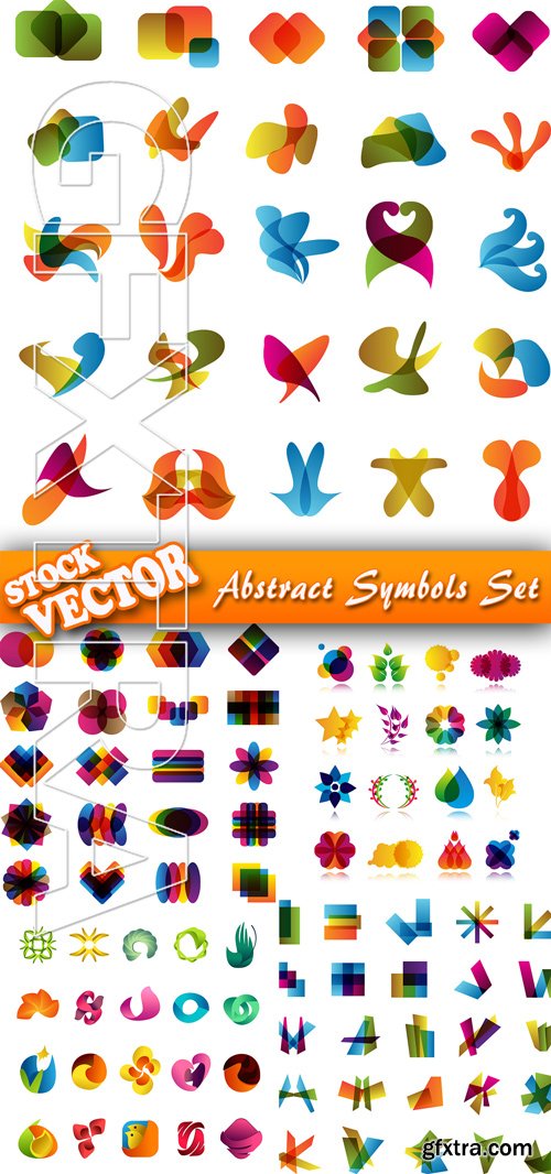 Stock Vector - Abstract Symbols Set