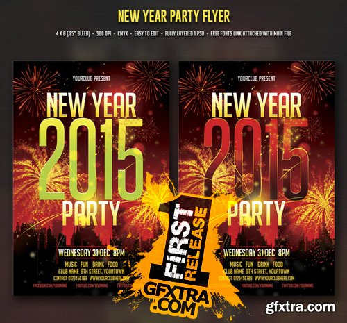 New Year Party Flyer