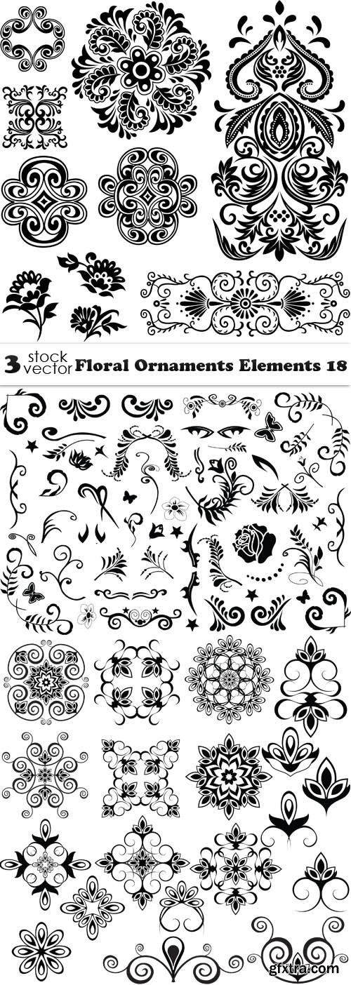 Vectors - Floral Ornaments Elements 18