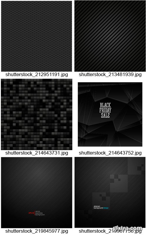 Amazing SS - Black Textures 3, 25xEPS