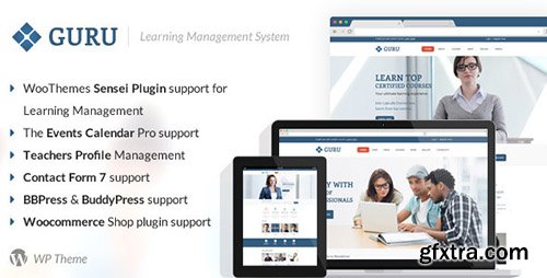 ThemeForest - Guru v1.6 - Learning Management WordPress Theme