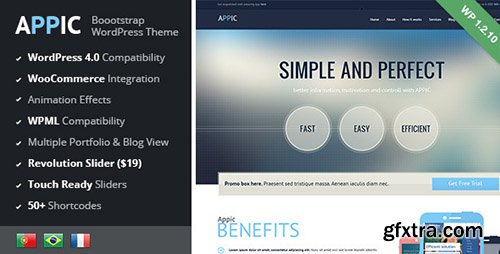 ThemeForest - Appic v1.2.10 - Business & Technology WordPress Theme