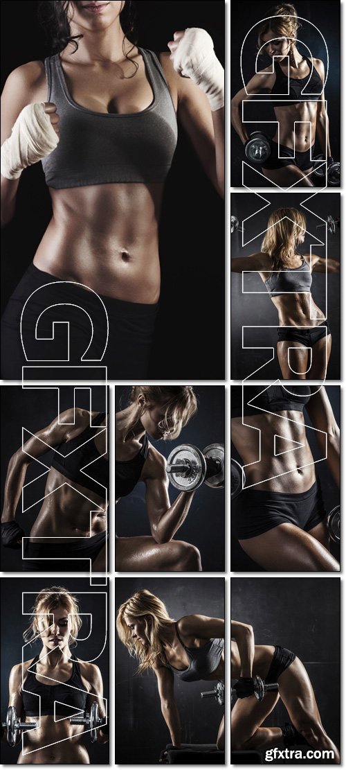 Fitness woman - Stock photo