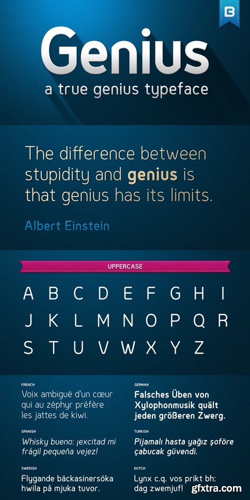 Genius Font Family $79