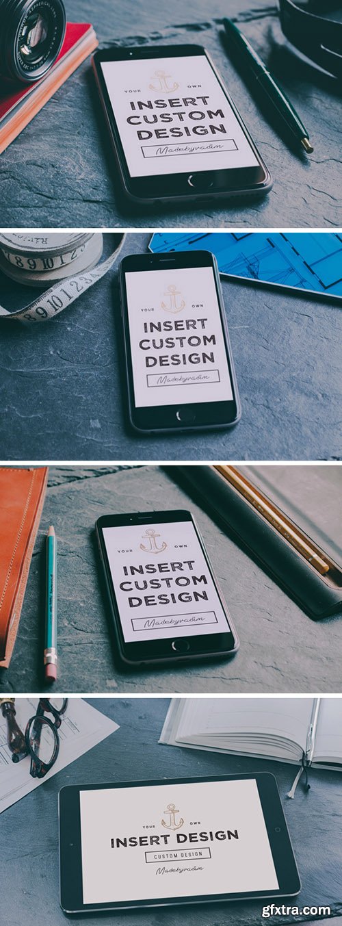 PSD Mock-Up's - iPhone 6 & iPad Photo Vol.2