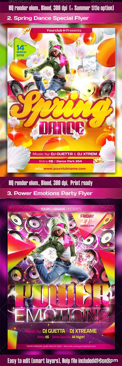 GraphicRiver - Top Party Flyer Bundle 2232314