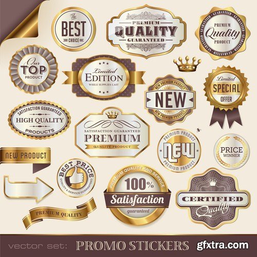 Different Labels & Stickers #2 - 30 Vector