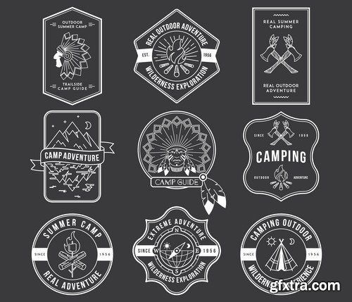 Different Labels & Stickers #2 - 30 Vector