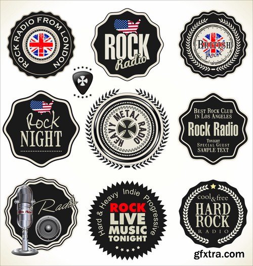 Different Labels & Stickers #2 - 30 Vector