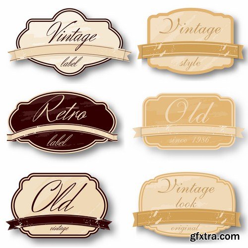 Different Labels & Stickers #2 - 30 Vector