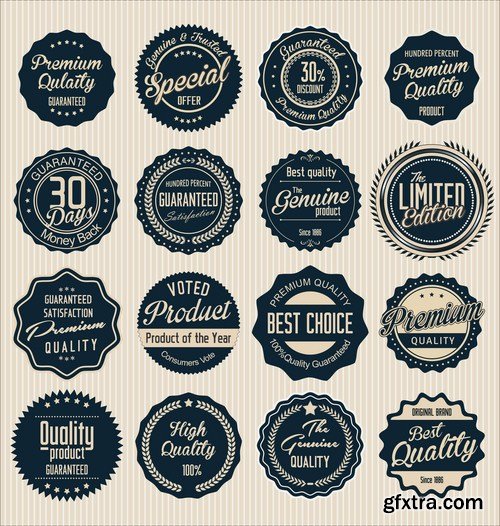 Different Labels & Stickers #2 - 30 Vector