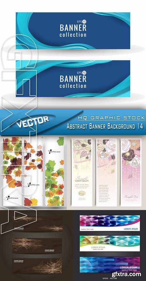 Stock Vector - Abstract Banner Background 14