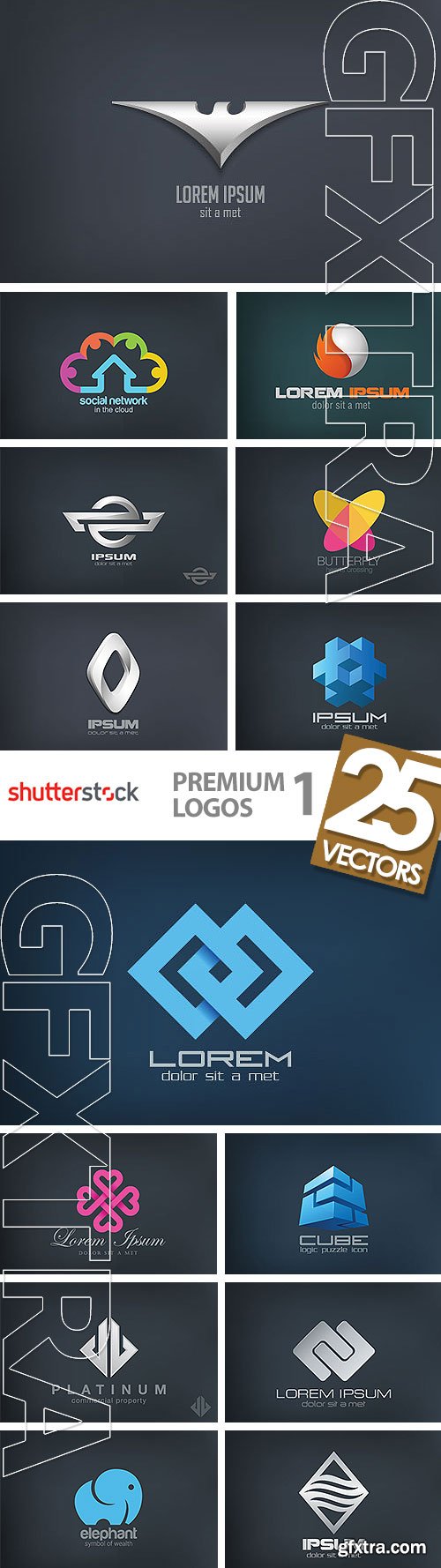 Premium Logos 1, 25xEPS