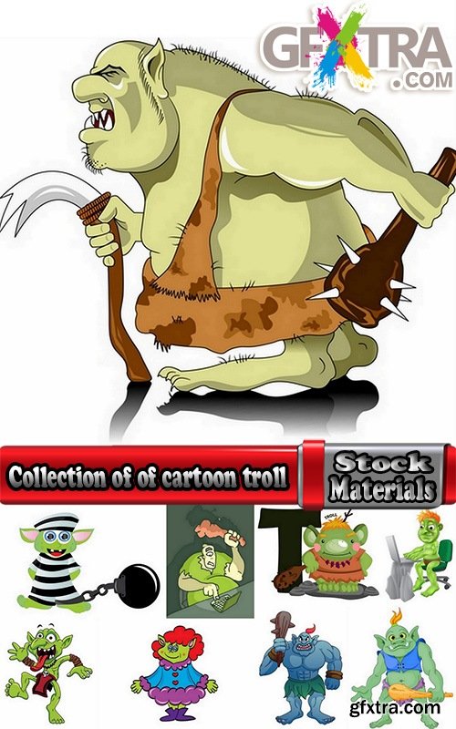 Collection of of cartoon troll 25 Eps