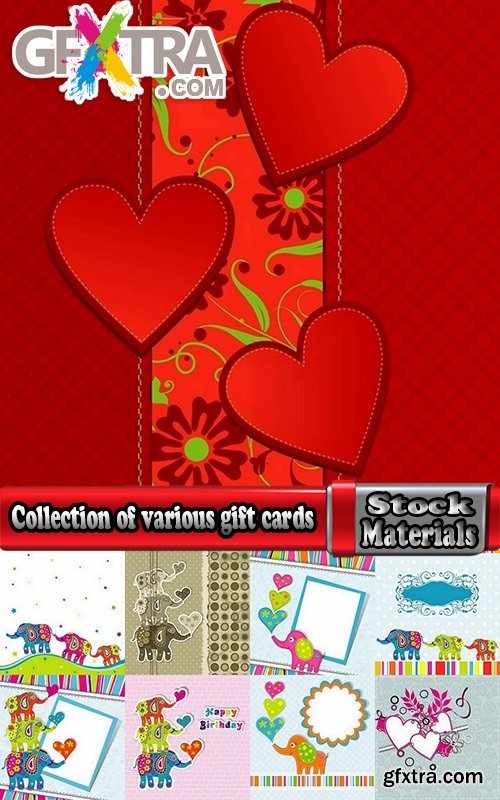 Collection of various gift cards #5-25 Eps