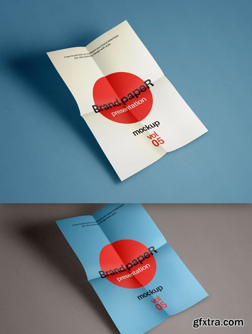 PSD A4 Paper Mock-Up Vol5