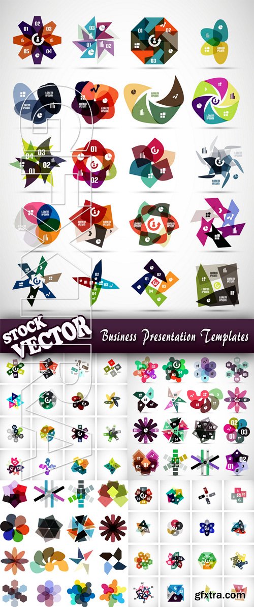 Stock Vector - Business Presentation Templates