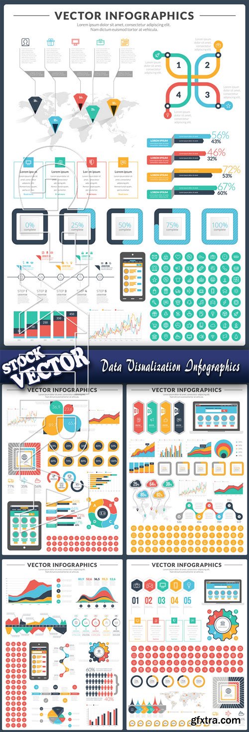 Stock Vector - Data Visualization Infographics