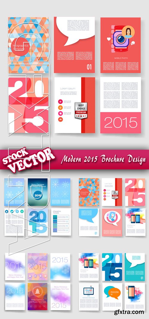 Stock Vector - Modern 2015 Brochure Design