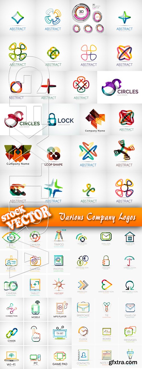 Stock Vector - Various Company Logos