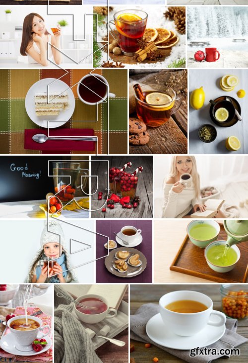 Stock Photos - Tea 3, 25xJPG