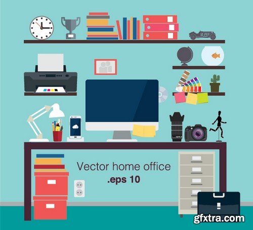 Stock Vectors - Workspace 2, 25xEPS