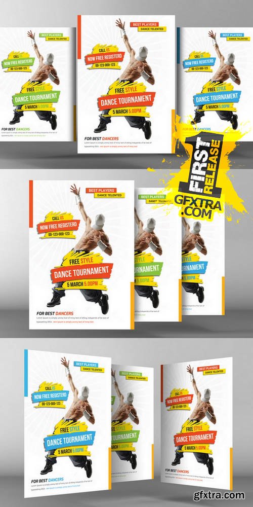 Street Dance Flyer Template - Creativemarket 127105