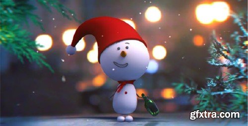 VideoHive Snowman Intro 9663947