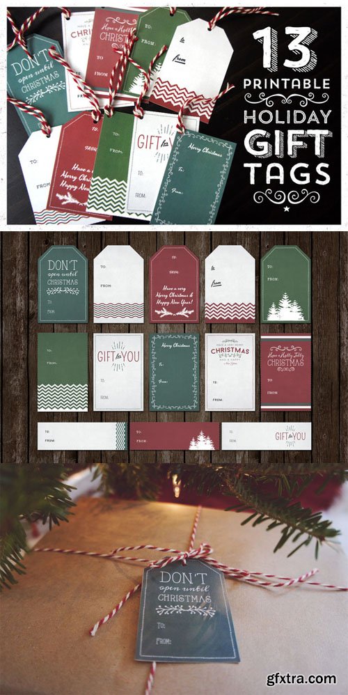 Printable Holiday Gift Tags