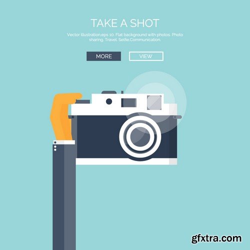 Stock Vectors - Camera 4, 25xEPS