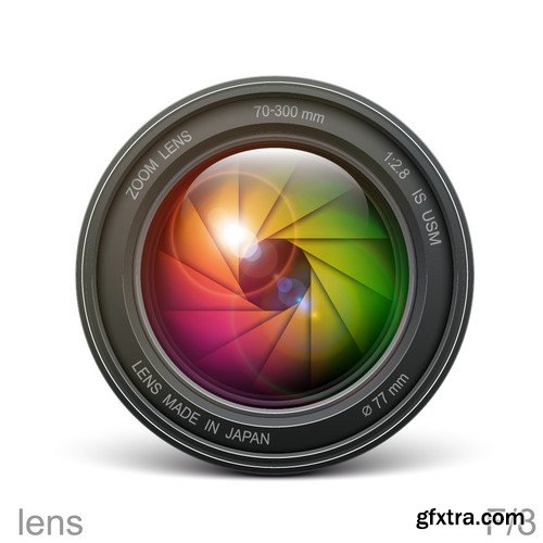 Stock Vectors - Camera 4, 25xEPS