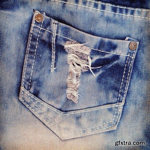 Stock Photos - Jeans texture 2, 25xJPG