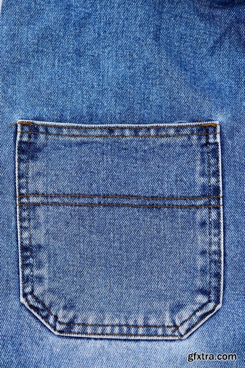 Stock Photos - Jeans texture 2, 25xJPG