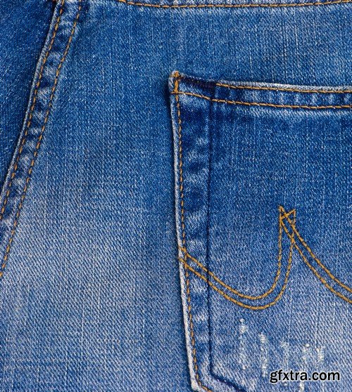 Stock Photos - Jeans texture 2, 25xJPG