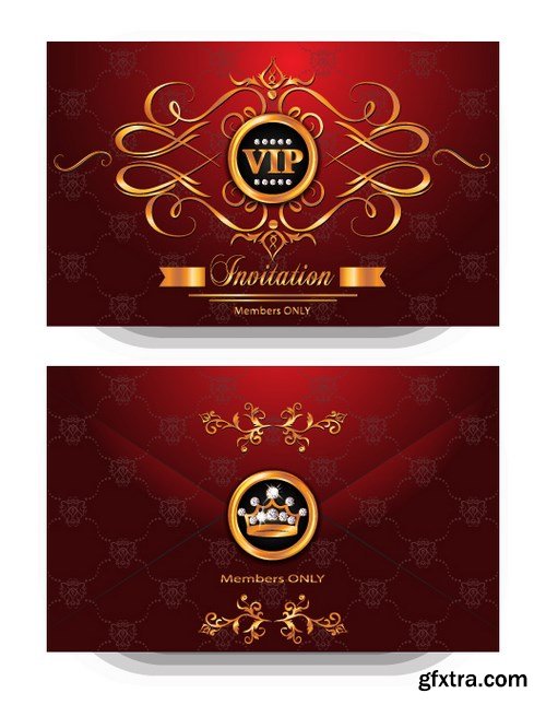 Premium VIP Cards, 25xEPS