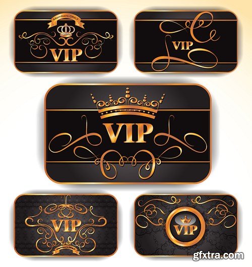 Premium VIP Cards, 25xEPS