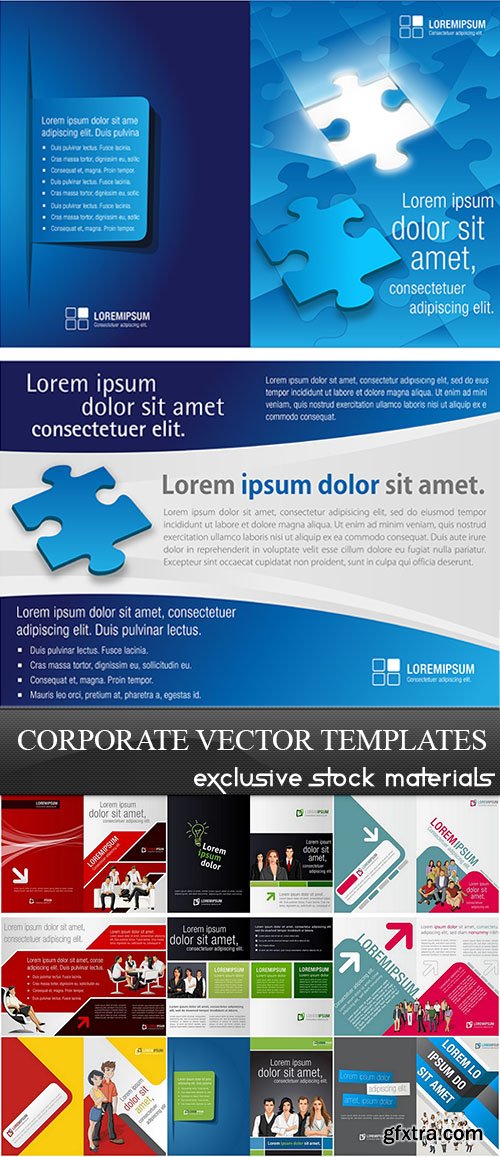 Corporate VectorTemplates, 25xEPS