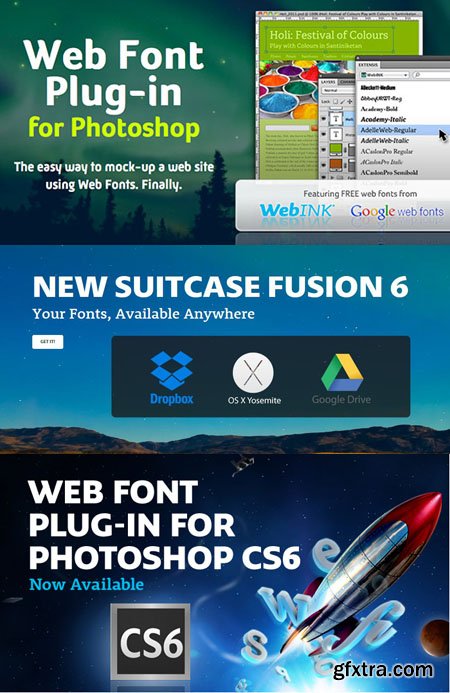 Web Font Plug-in for Adobe Photoshop (WIN/MACOSX)