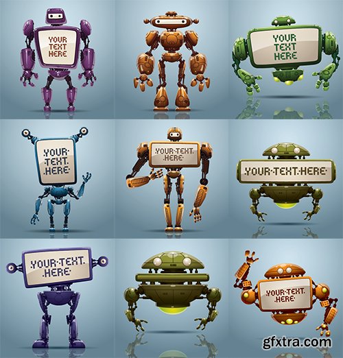 Funny Robots 25xEPS