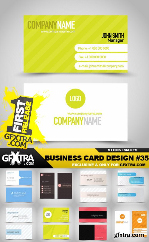 Business Card Design #35 - 25 Vector