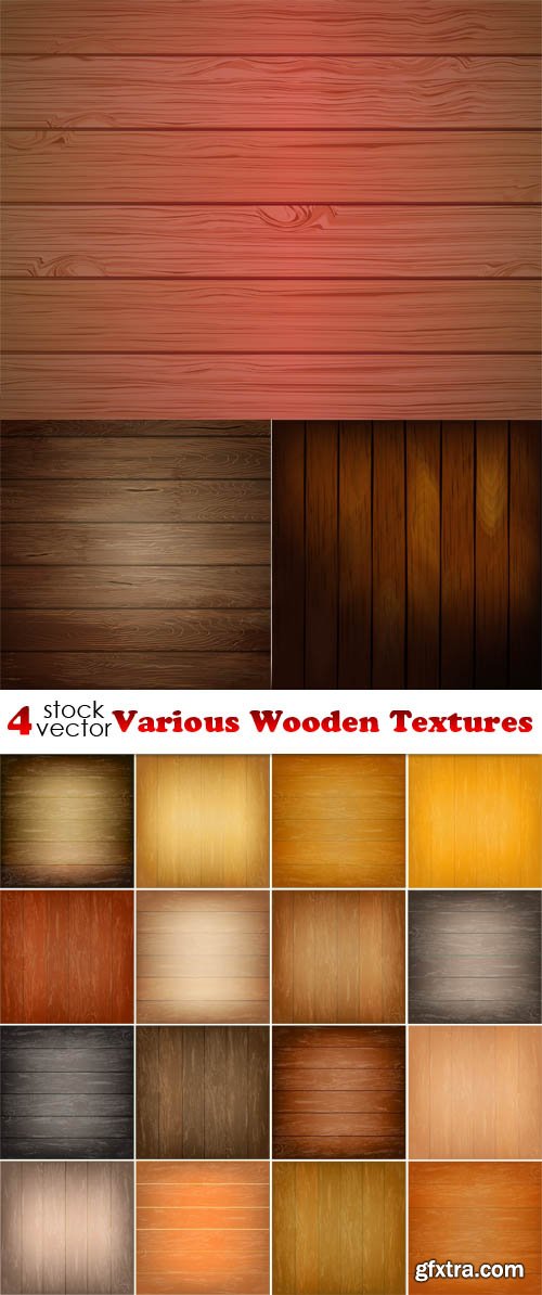 Vectors - Various Wooden Textures