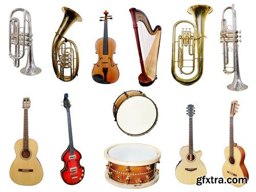 Stock Photos - Musical Instruments 3, 25xJPG