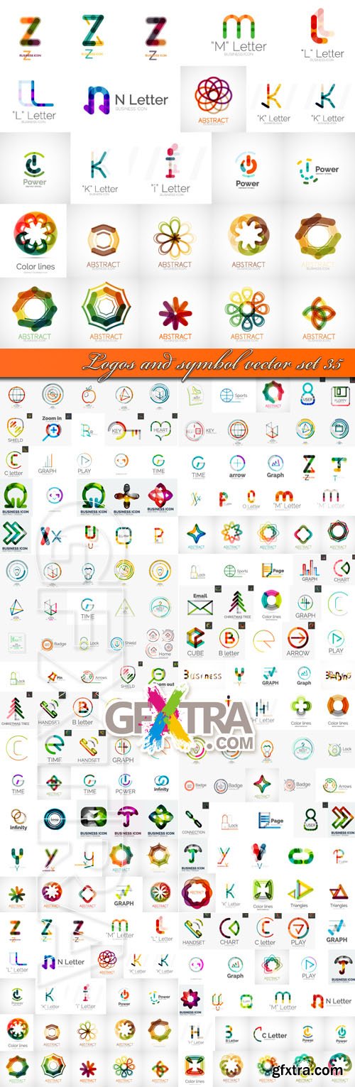 Logos and symbol vector set 35