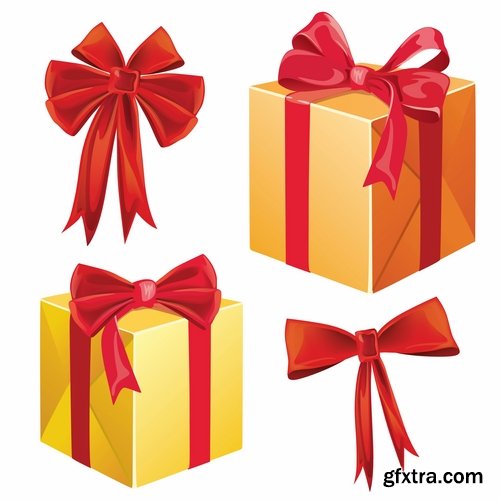 Collection of various gift boxes 25 Eps