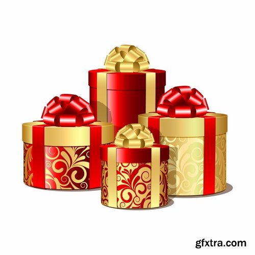 Collection of various gift boxes 25 Eps