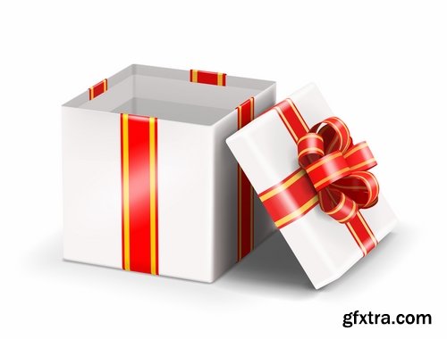 Collection of various gift boxes 25 Eps