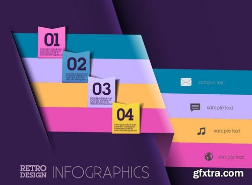 Layers Design Elements, 25xEPS