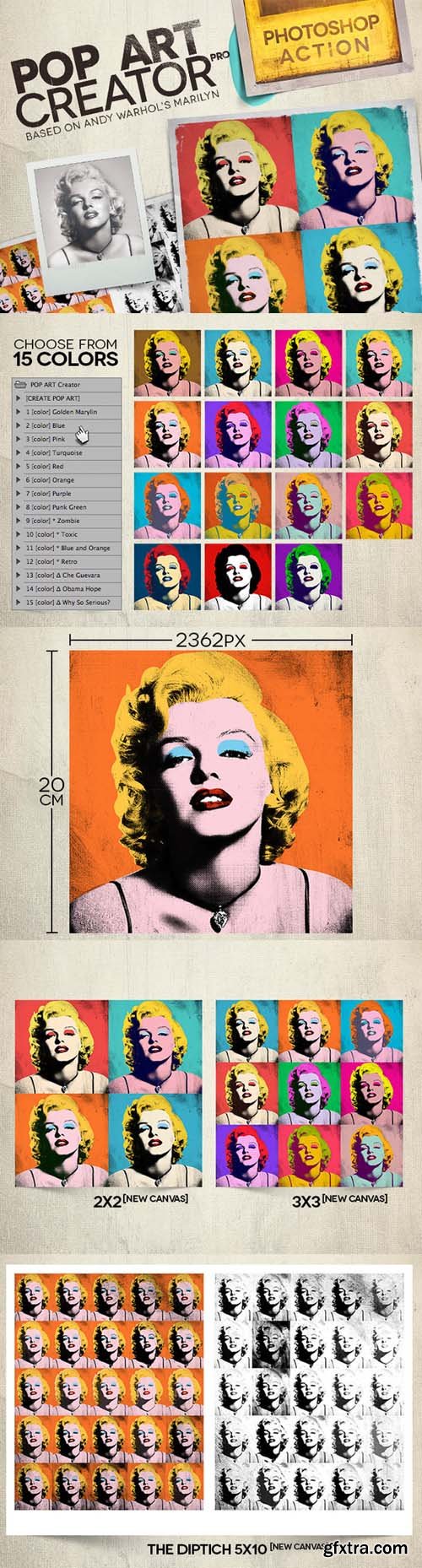 CreativeMarket - POP ART Creator PRO - PS Action 4671